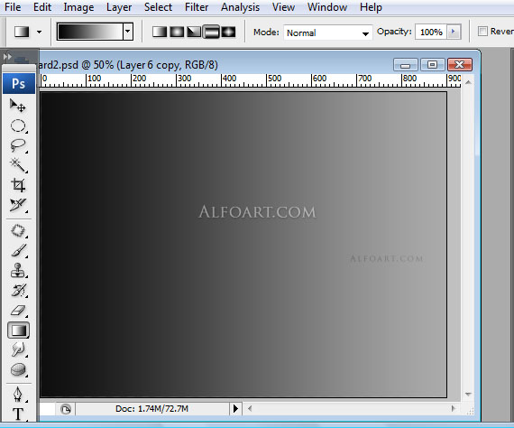 Unusual Christmas Card. Photoshop tutorial